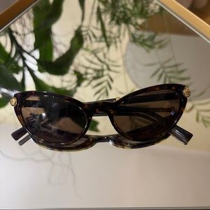 Versace Tortoiseshell Cat Eye Sunglasses